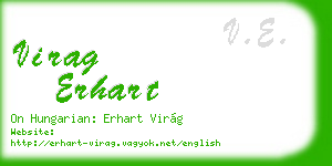 virag erhart business card
